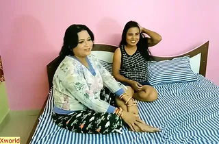 Super-hot Desi Bhabhi and her stepsister sizzling 3 way with a tourist outsider