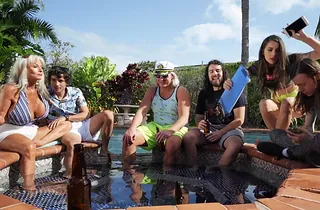 Soiree Squad has 1 Back Aged vs. Youthful HARD-CORE Act by rub-down the Pool