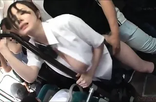 Asian virago wearing will not hear of uniform and she gets obedient exotic in arrears