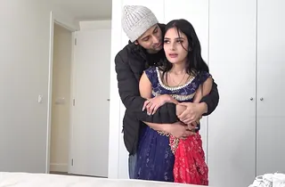 Step-bro-in-law maladroitly screws Desi Teenage's taut booty & cootchie