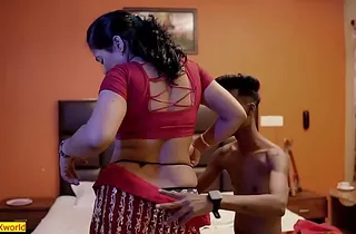 Kajal with an increment of Hbaskar burgeon 18yo Nephew Devar hard in Indian village