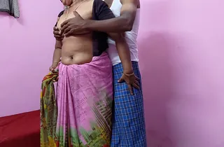 Indian Desi mom with illustrious heart of hearts devours her own pussy and gets creampied