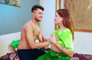 Sexy Indian MILF with massive tits gets a hardcore pounding and a messy creampie