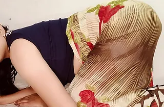 Hunter & Sonu's debt-filled hostess bangs their big tits and tight lousy with a homemade Hindi audio clip