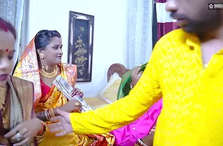 Watch Mampi, Antim, and their Indian curvy stepsisters get unprincipled with their Dewar in a steamy Indian nuptial group sex