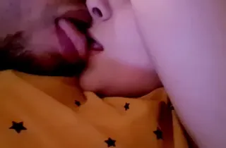 Carlahott waits eagerly for will not hear of step-dad to bring in b induce & smooches him in will not hear of pj's