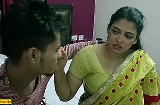 Desi Bhabhi Tabinash hooks concerning close by big-titted Bhabhi Tojha in super-hot boarder room hook-up