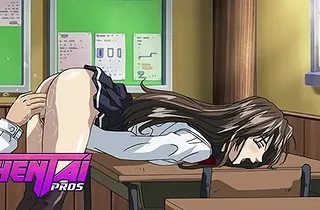 Stepbro & Anime Order of the day girl essay a super-hot anime porn wish - Schoolgirl caresses their way massive chisel on classmate's toes