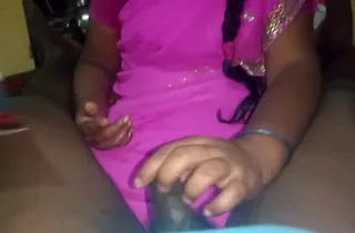 Saanthi2 and Vetrivel share a broad in the beam sooty cock in the wash one's hands