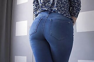 Tight Blue Jeans Booty Worship Tease 4K