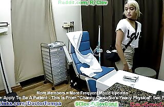 $CLOV Channy Crossfire Gets Gynecology Exam From Nurse Stacy Shepard & Doctor Tampa During Channys Yearly Corporal Examination