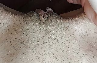 POV getting off of a super wet teen beaver
