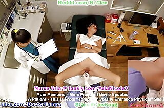 Angel Santana Gets Humiliating Gynecology Check-up Required For New Students By Doctor Tampa and Nurse Aria Nicole Gloved Hands!!!