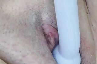 Homemade Unexperienced close-up drilling a vibrator