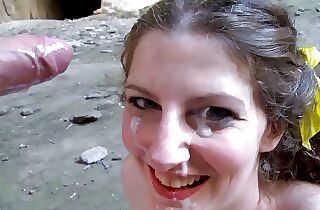 Big-titted tourist teenie Sabrina Deep takes a monstrous facial from her lover