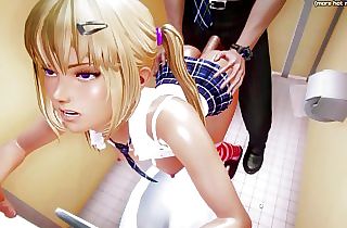 Waifu Academy - Little 18yo Teen College Gal Was Very Naughty So She Gets Punished With Some Good Anal Shagging - #4